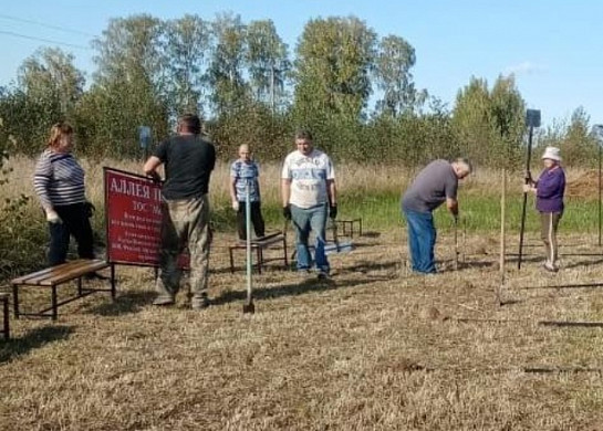 В деревне Мелино появится «Аллея памяти»